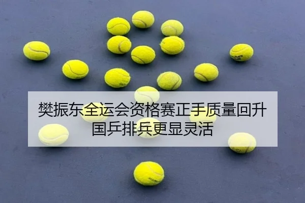 樊振东全运会资格赛正手质量回升 国乒排兵更显灵活 | MLSPORTS